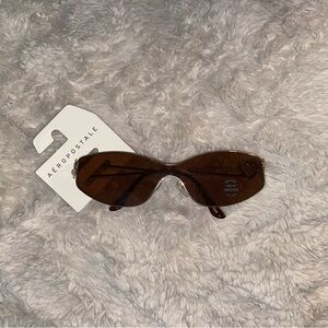 Aeropostale Burgundy and Gold Sunglasses